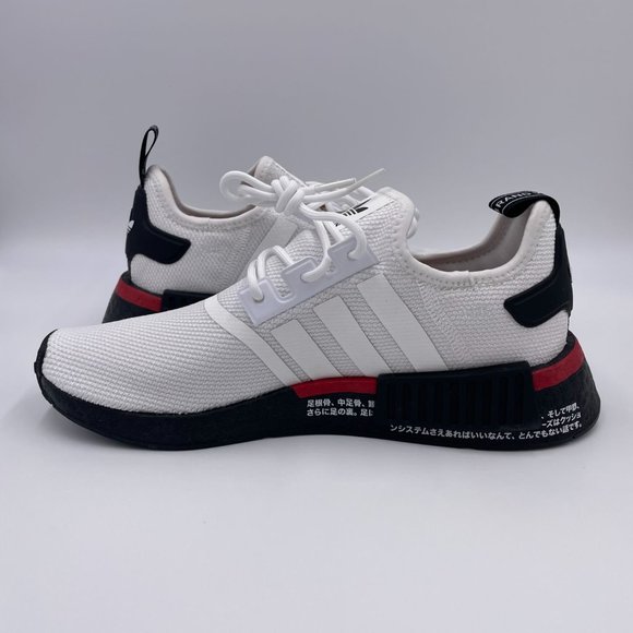 adidas NMD R1 White / Black Mens Shoes - Picture 2 of 8